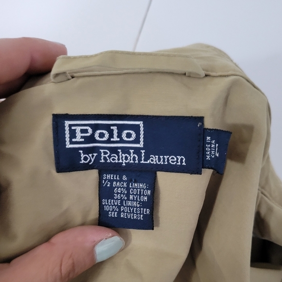 Polo Ralph Lauren Mens Long Line Lightweight Preppy Academia Trench Coat - Picture 9 of 15